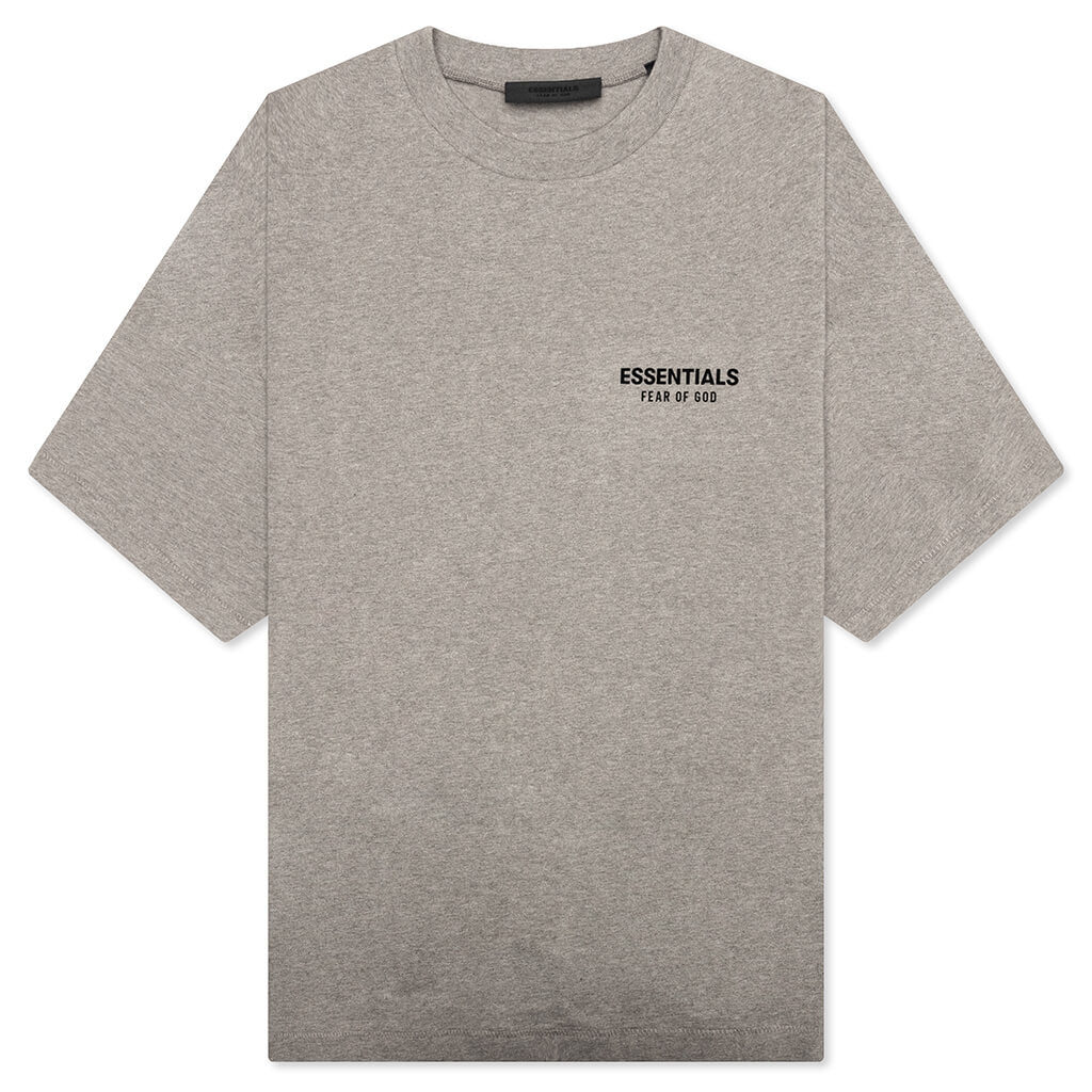 Fleece Tee — Heather Grey