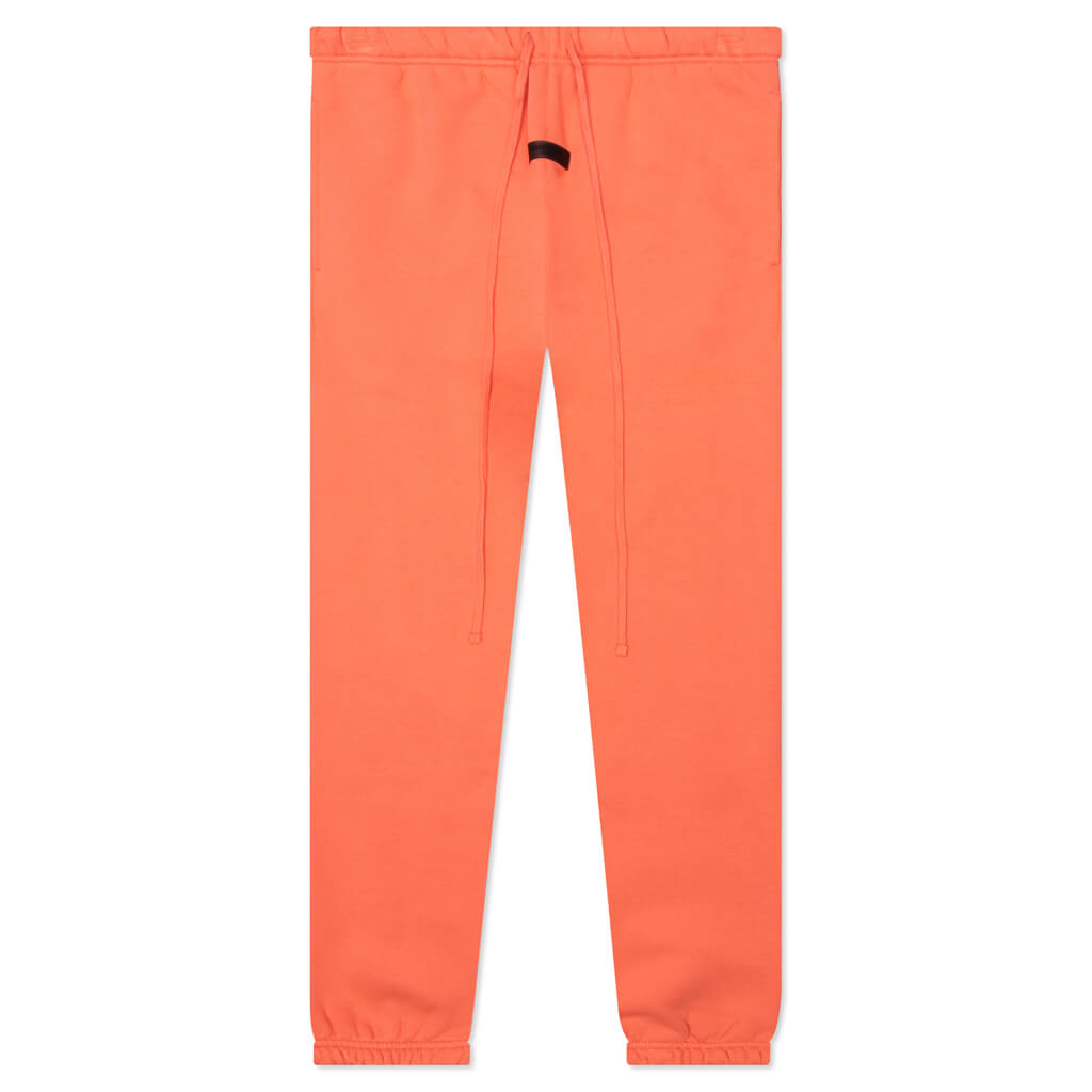 Cuffed Sweatpants — Coral