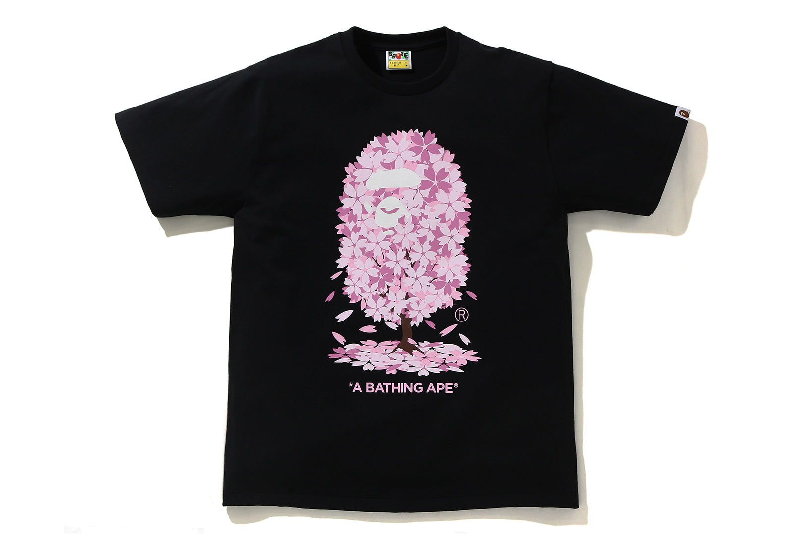 Sakura Graphic Tee — Black
