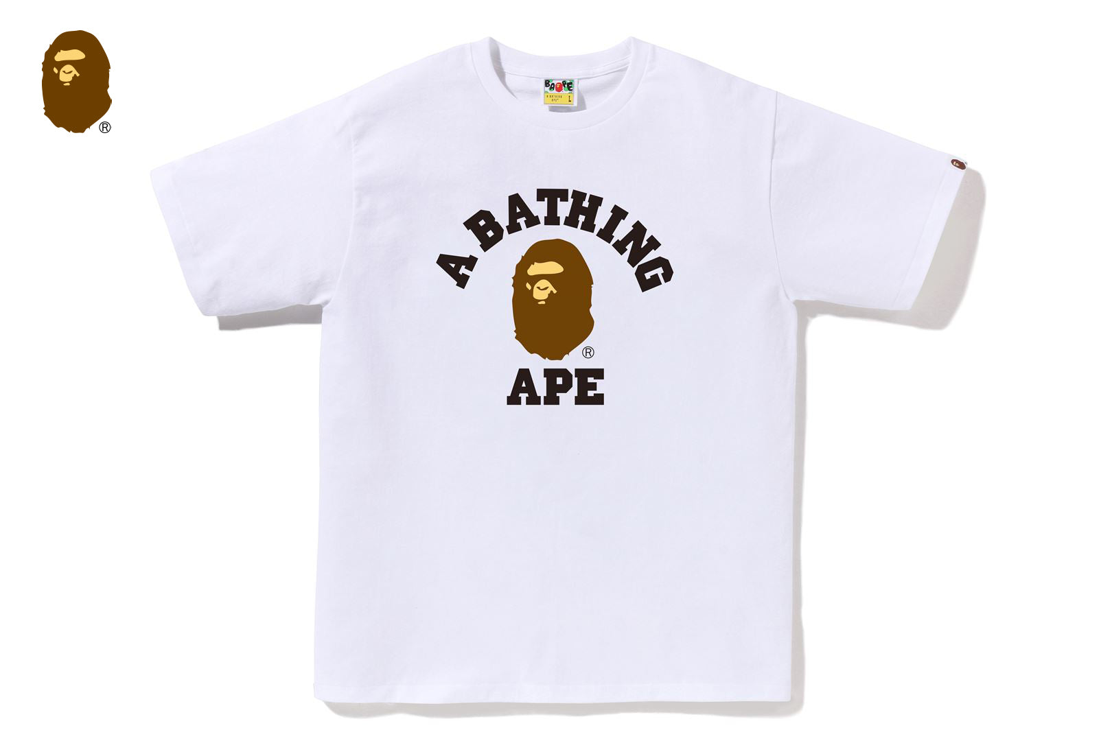 College Graphic Tee — White