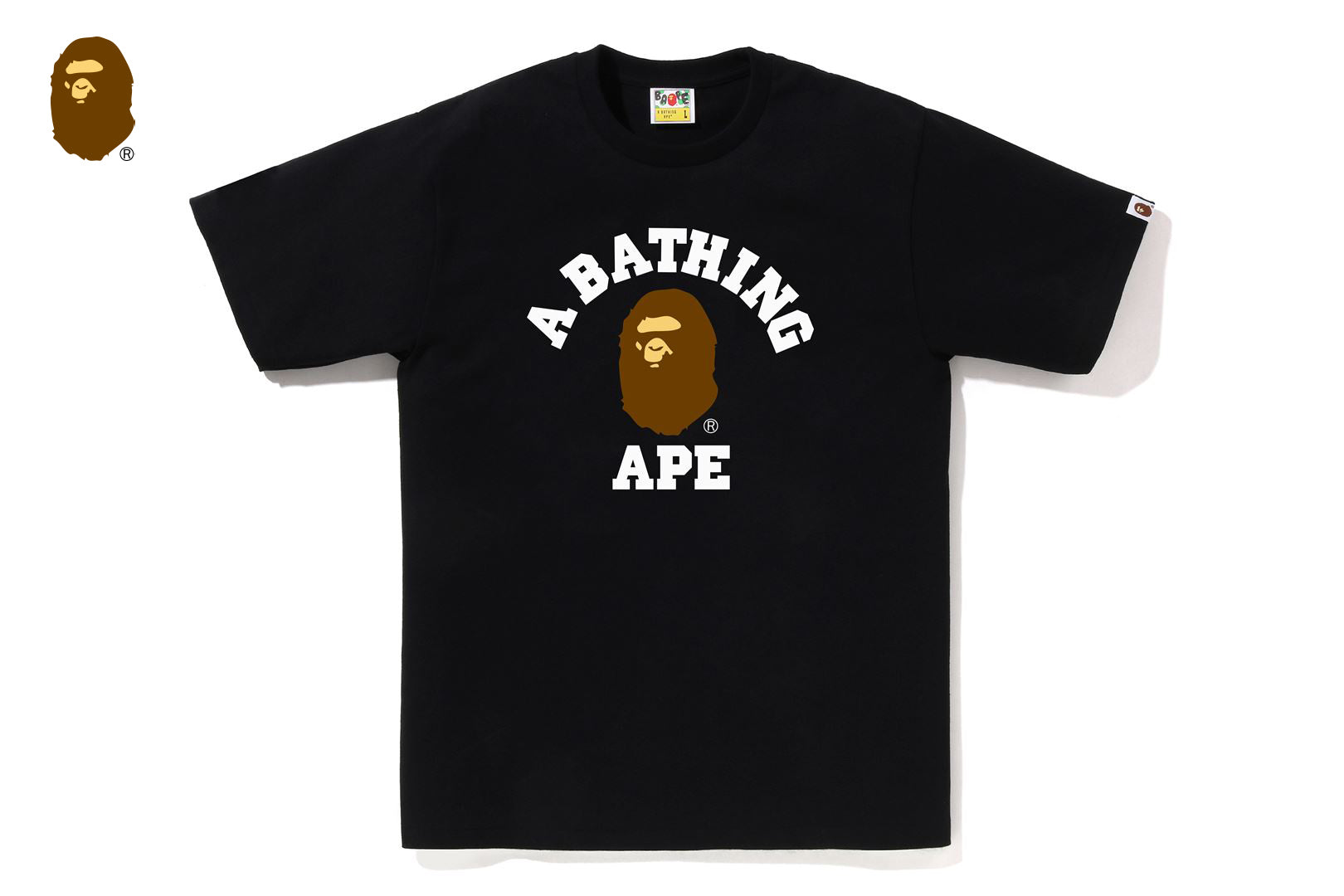 College Graphic Tee — Black