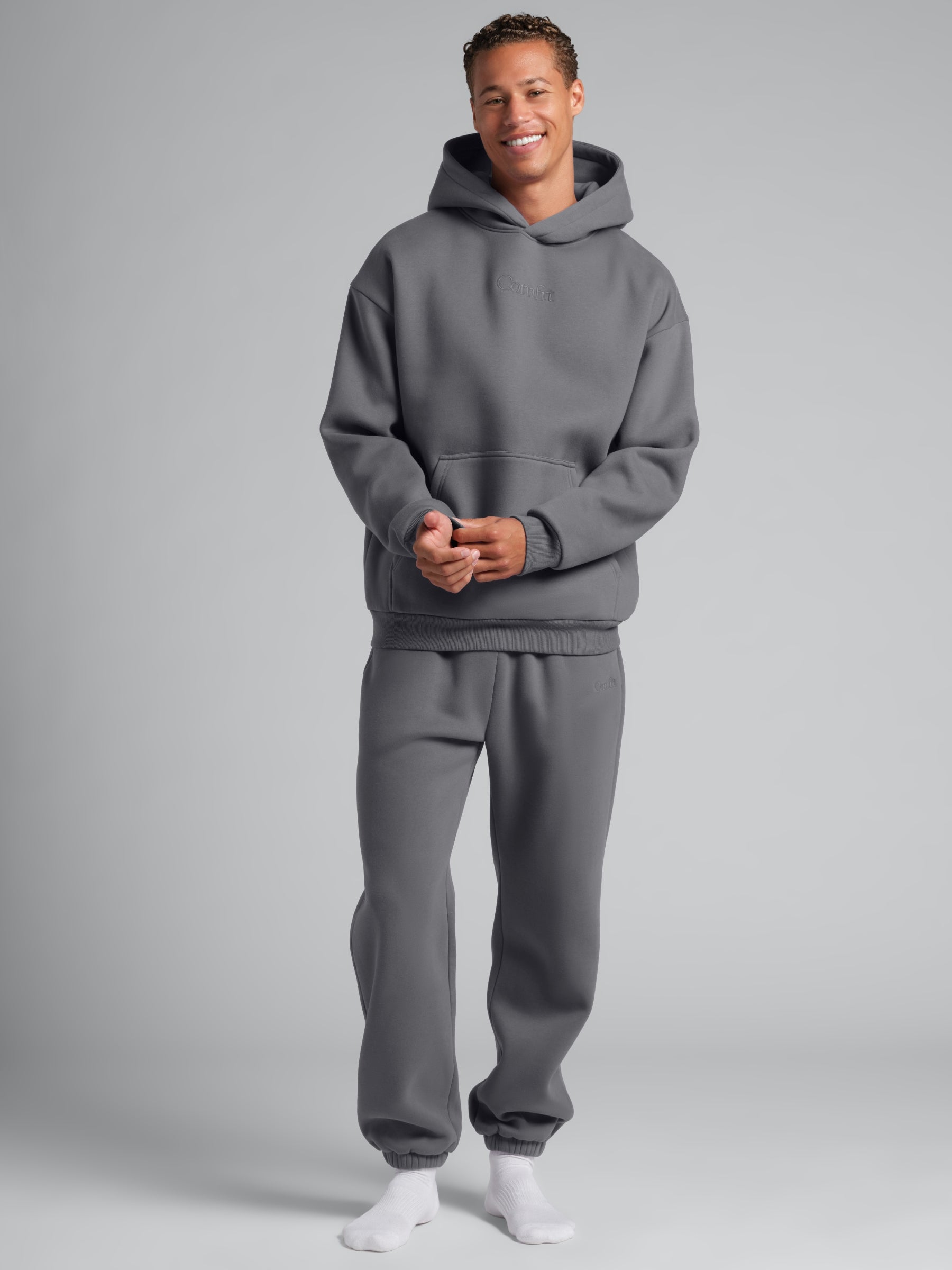 Signature Sweatpants — Steel Grey